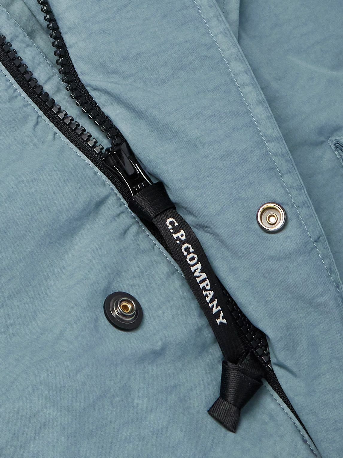 C.P. Company - Logo-Appliquéd Recycled-Flatt Nylon Parka - Blue