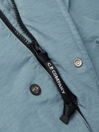 C.P. Company - Logo-Appliquéd Recycled-Flatt Nylon Parka - Blue