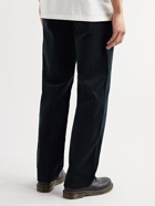 Wood Wood - Stefan Cotton-Corduroy Trousers - Blue