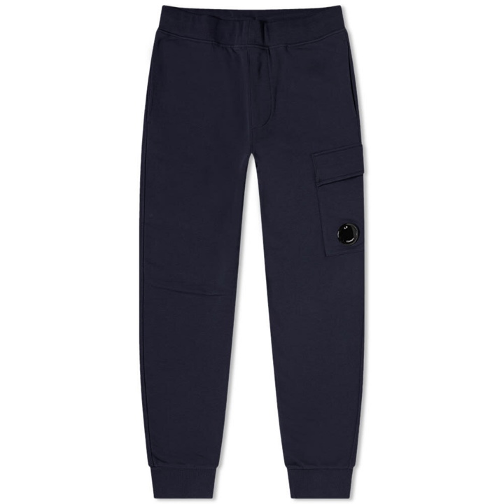 Photo: C.P. Company Men's Lens Pocket Cargo Sweat Pant in Total Eclipse