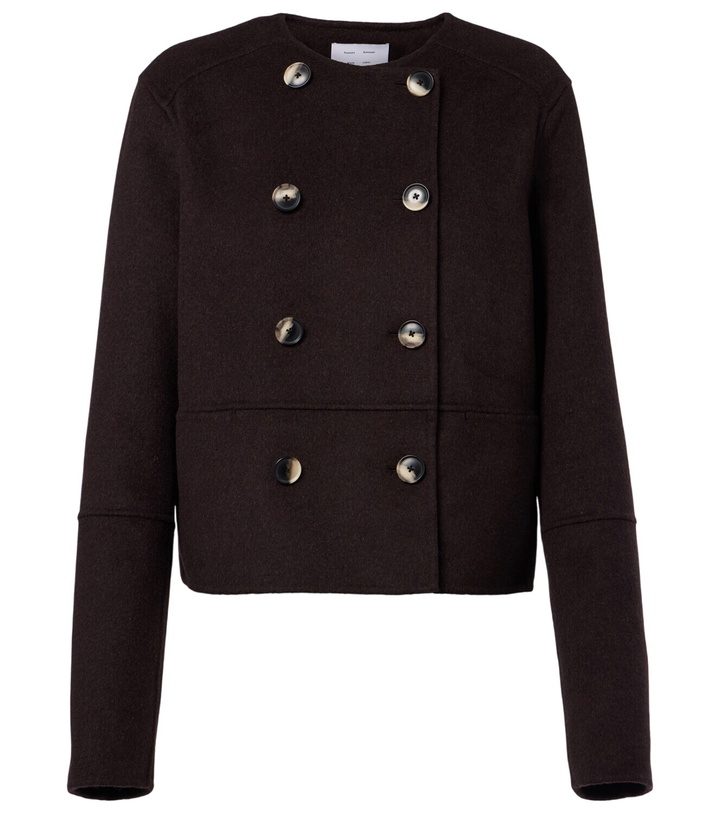 Photo: Proenza Schouler Courtney double-breasted wool-blend jacket