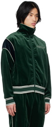 ICECREAM Green Embroidered Track Jacket