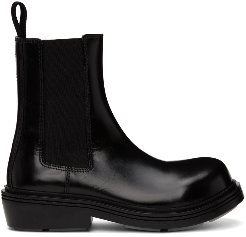 ショートブーツ・ブーティ Bottega Veneta Fireman Brushed Leather Chelsea Boots Bottega Veneta Black Fireman Chelsea Boots Bottega Veneta
