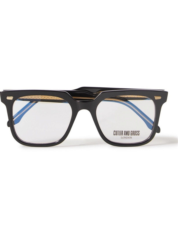 Photo: CUTLER AND GROSS - 1387 Square-Frame Acetate Optical Glasses