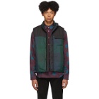 PS by Paul Smith Green and Navy Tartan Vest