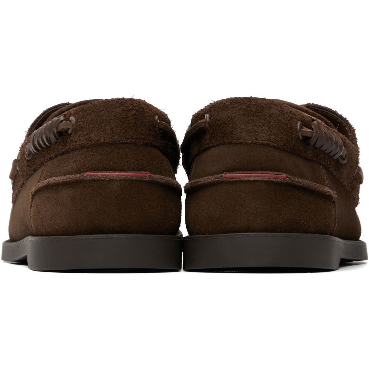 Hugo Brown Mixed Suedes Boat Shoes