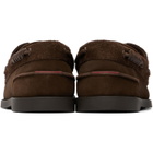 Hugo Brown Mixed Suedes Boat Shoes