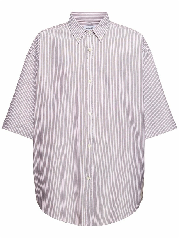 Photo: HED MAYNER Pinstriped Heavy Cotton Shirt
