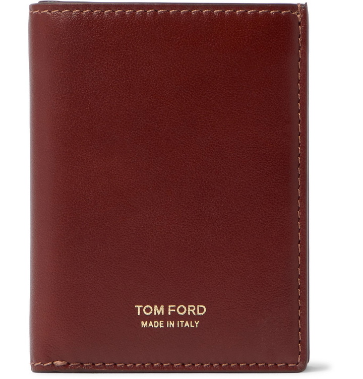 Photo: TOM FORD - Leather Bilfold Cardholder - Brown