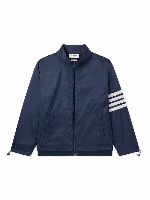 Photo: Thom Browne - Striped Ripstop Bomber Jacket - Blue