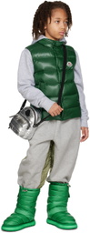 Moncler Enfant Kids Green Down Vest