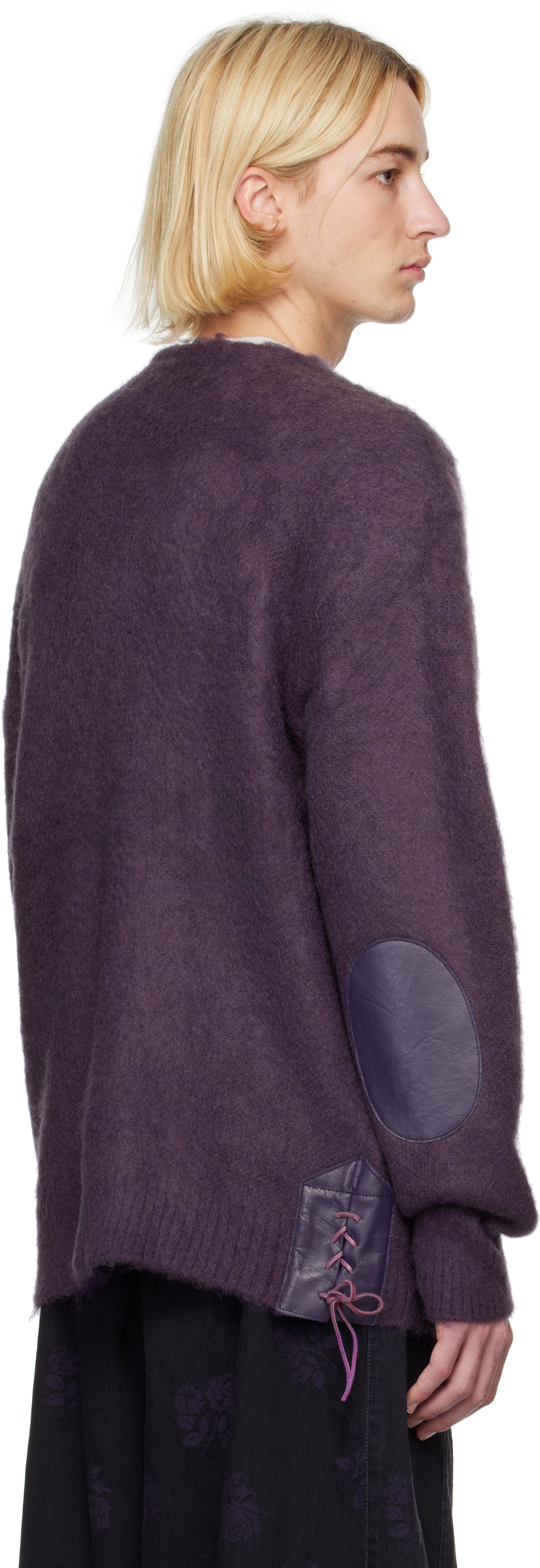 NEEDLES Purple EP Mohair Cardigan Needles