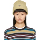 Noah NYC Beige Core Logo Beanie