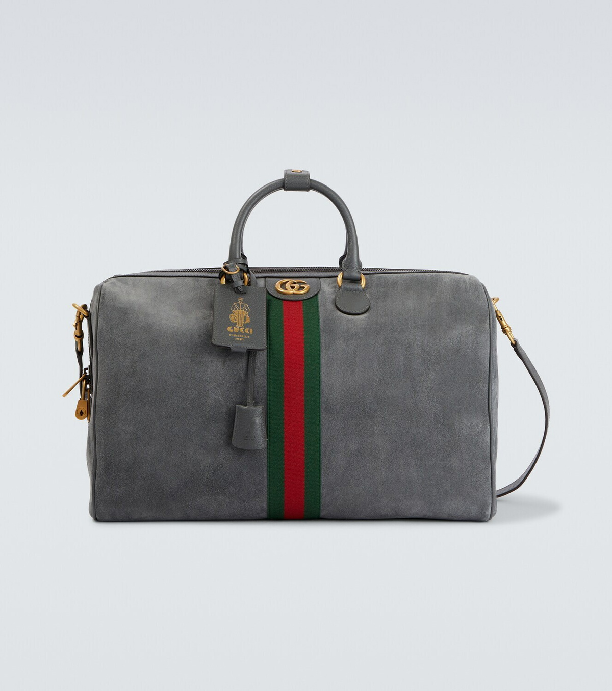 Gucci Gucci Savoy Medium suede duffel bag