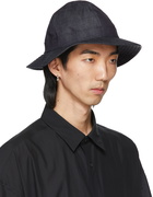 N.Hoolywood Reversible Navy & Black Denim Bucket Hat