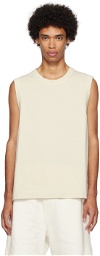 MHL by Margaret Howell Off-White Tennis-Tail Tank Top