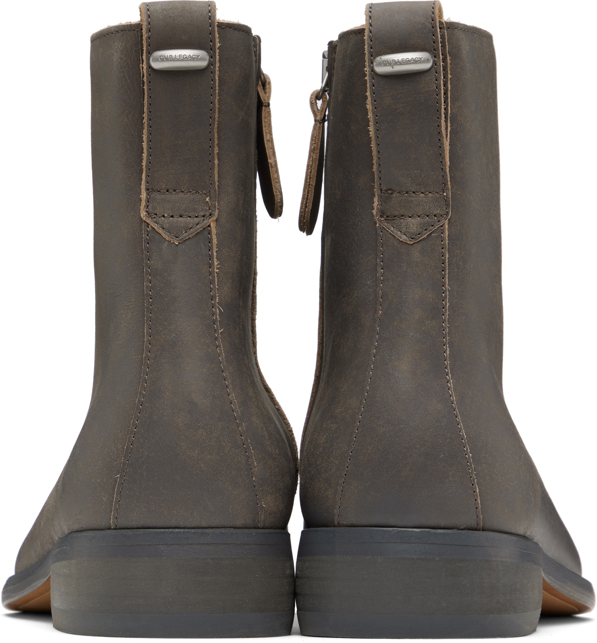 【OUR LEGACY】MICHAELIS BOOT Our Legacy - Michaelis Boot Waxy Champagne Suede