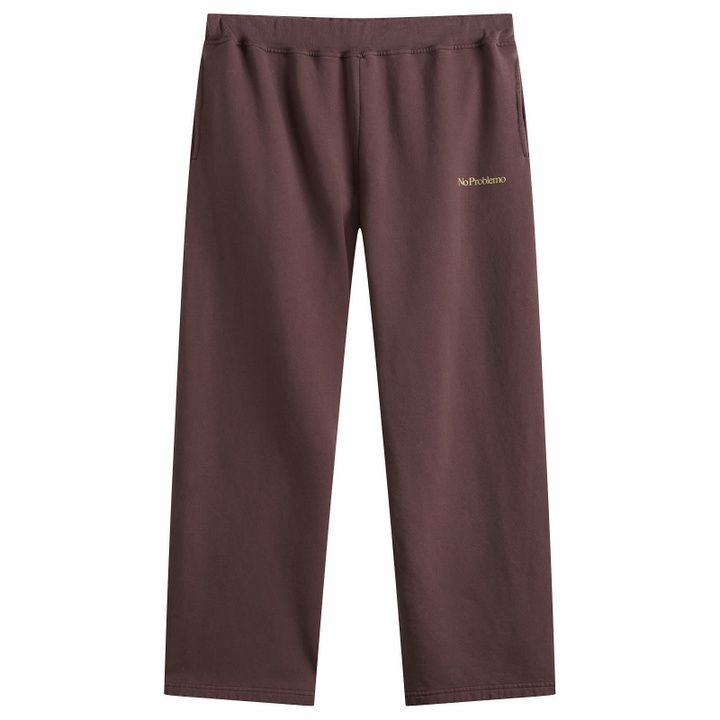 Photo: No Problemo Women's Mini Problemo Straight leg Sweatpant in Brown