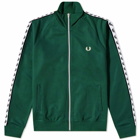 Fred Perry Authentic Men's Taped Track Jacket in Ivy