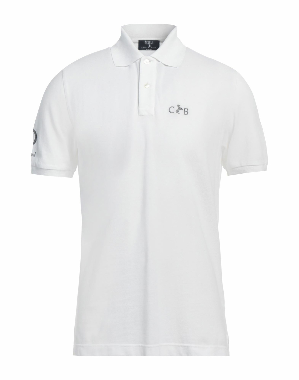 Fedeli Mens Polo shirt in White