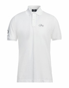 Fedeli Mens Polo shirt in White
