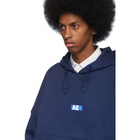 ADER error Navy AE Hoodie