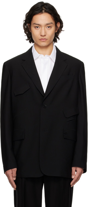 Photo: Feng Chen Wang Black Multi Slash Blazer