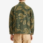 Maharishi Men's Snakeskin Utility Overshirt in Woodland