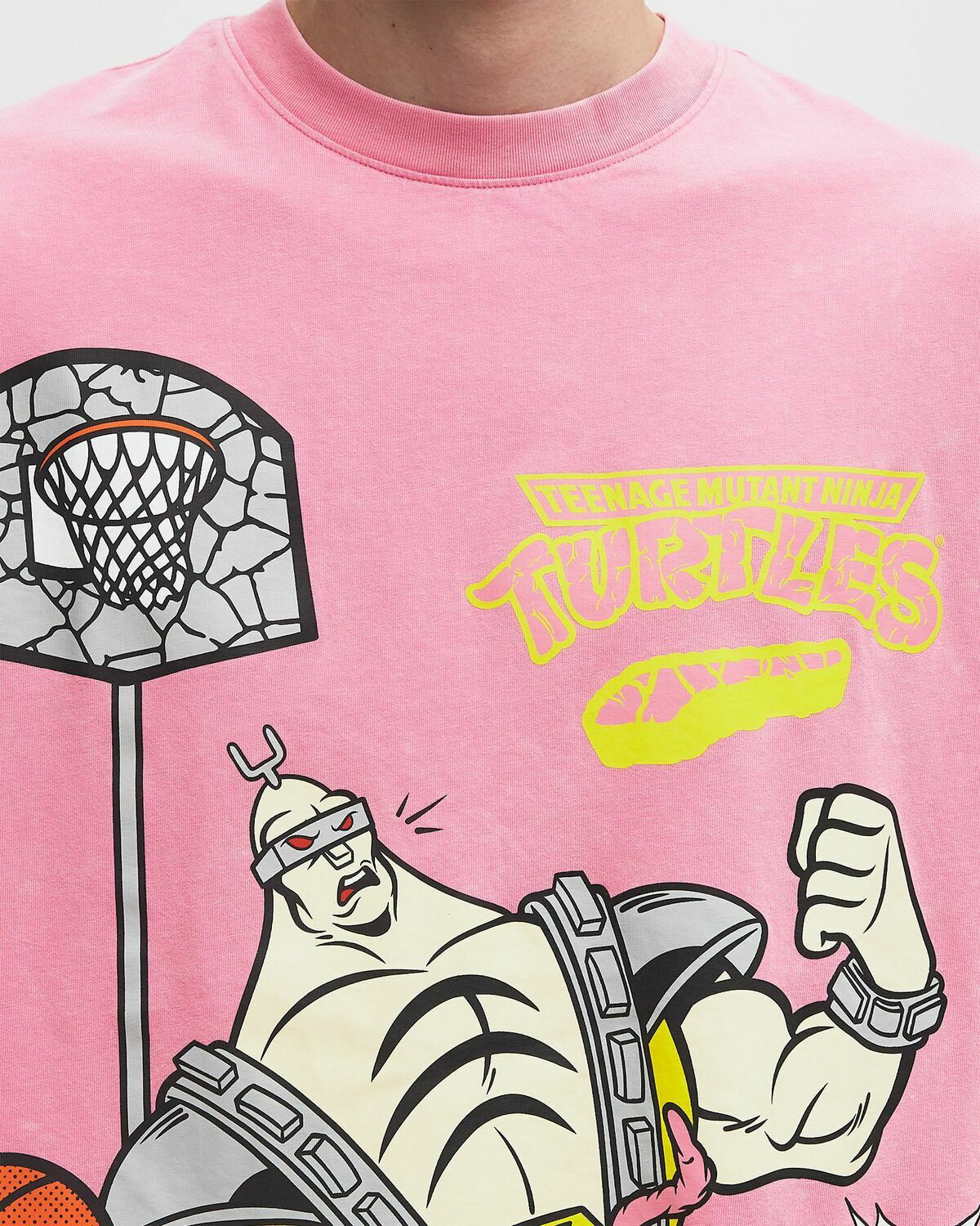 Puma Hoops x TMNT Tee III pink Mens Shortsleefe Puma