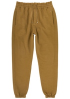 Saint Laurent Logo-embroidered Cotton Sweatpants Camel
