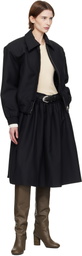 Fax Copy Express Black Twisted Hardware Belt