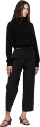 Baserange Black Tier Turtleneck