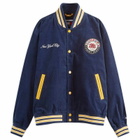 Tommy Jeans Men's Archive Games Cord Varsity Jacket in Twilight Indigo