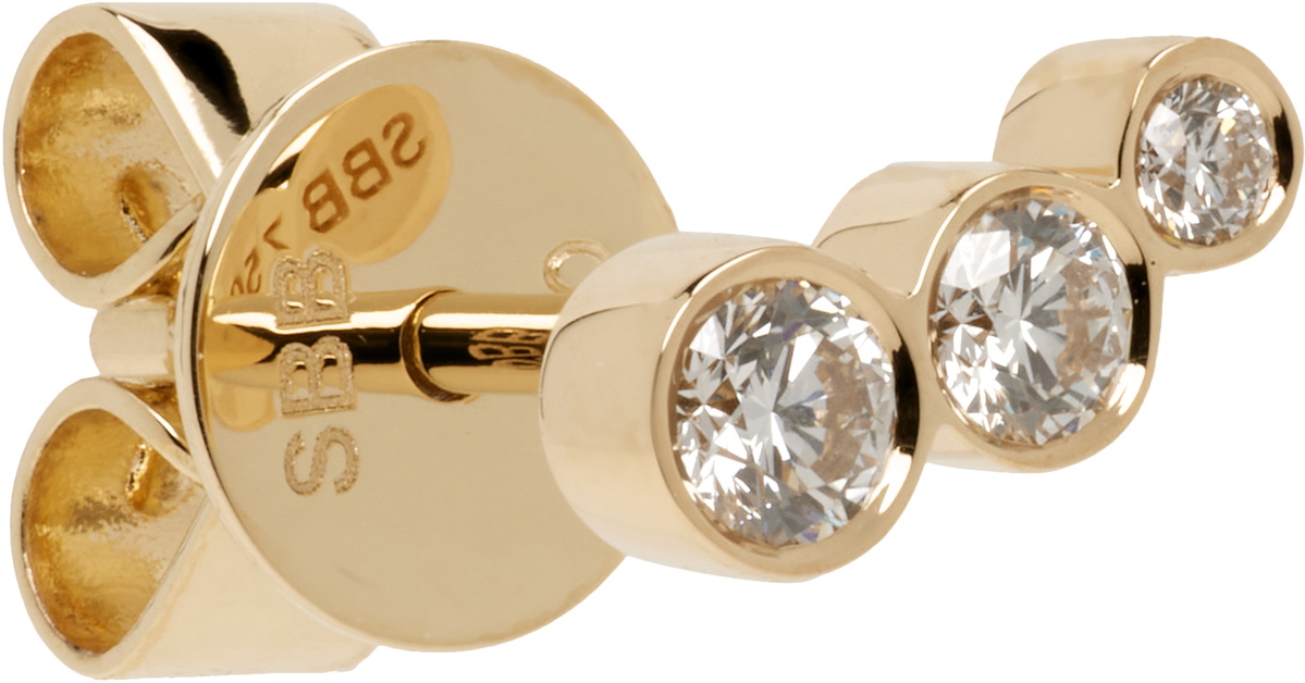 Sophie Bille Brahe Croissant Trois Single Earring