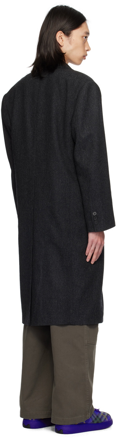 lesugiatelier Gray Tailored Long Coat