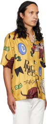 Rhude Yellow Graphic Shirt