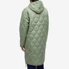 Taion Women's Hood Down Coat in Sage Green