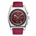 Swan & Edgar Retro Racer Automatic Red Dial Mens Watch SE01221