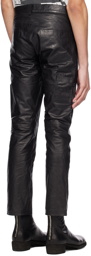 Enfants Riches Déprimés Black Carpenter Leather Pants