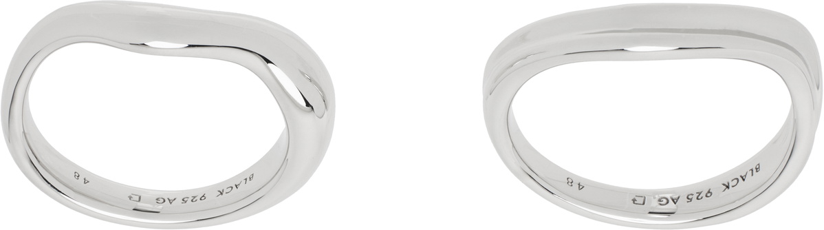 Maria Black Silver Vayu Ring Set