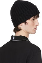 AMIRI Black 'MA' Beanie