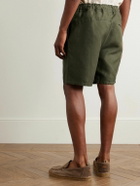 Derek Rose - Sydney 2 Straight-Leg Linen Drawstring Shorts - Green