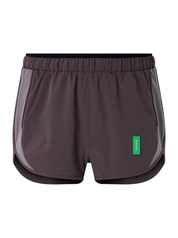 Photo: DISTRICT VISION - Straight-Leg 2'' Shell Running Shorts - Brown