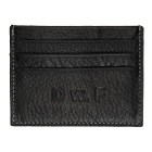 Daniel W. Fletcher Black Leather Card Holder