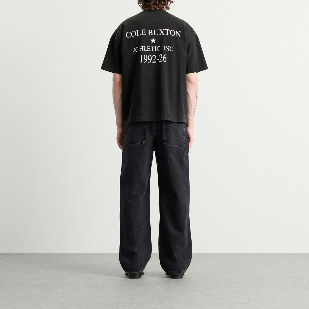 Cole Buxton Men's Athletic Inc T-Shirt in Vintage Black