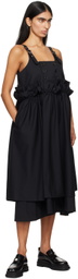 Noir Kei Ninomiya Black Layered Maxi Dress