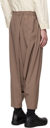 132 5. ISSEY MIYAKE Brown Mobius Trousers