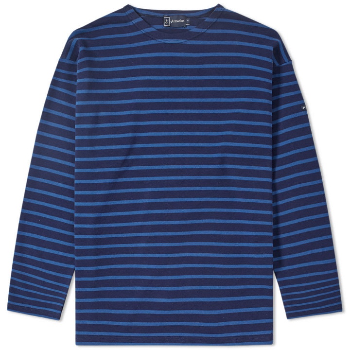 Photo: Armor-Lux 1525 Long Sleeve Loctudy Tee Blue