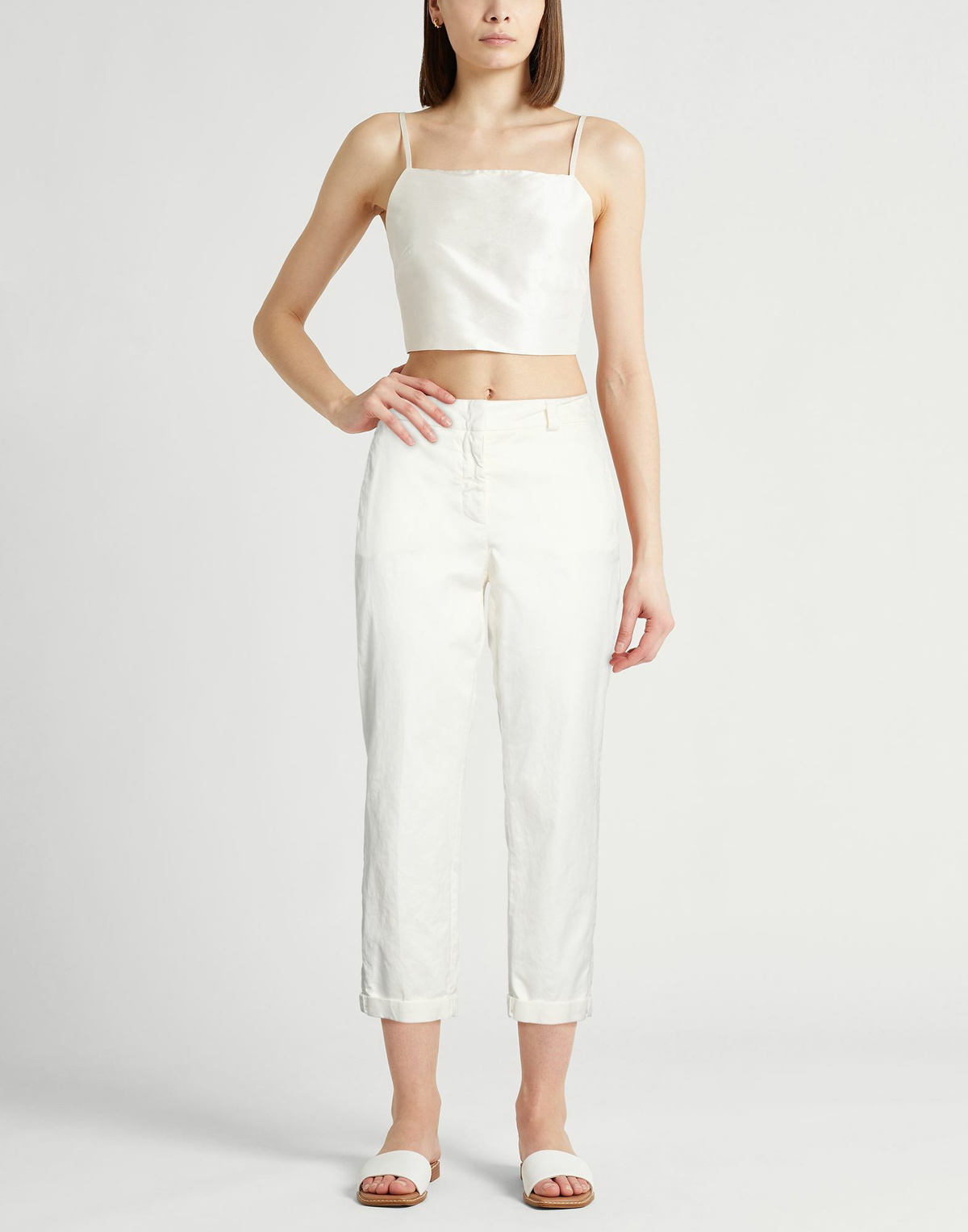 Peserico Womens Pants in White
