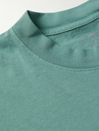 Throwing Fits - Logo-Print Jersey T-Shirt - Blue
